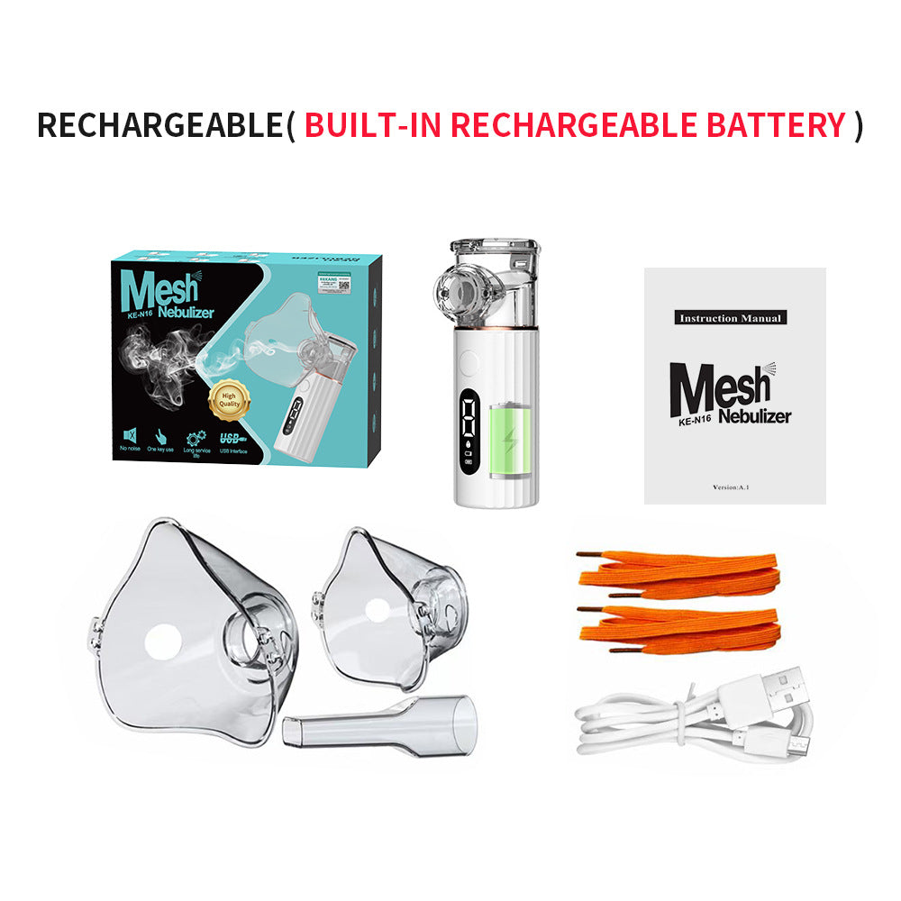 Nuvirax Portable Nebulizer — Silent. Cordless. Always Ready.