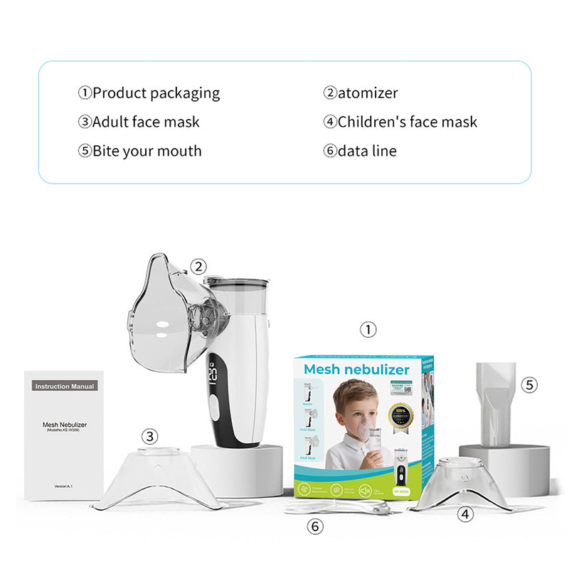 Nuvirax Portable Nebulizer — Silent. Cordless. Always Ready.