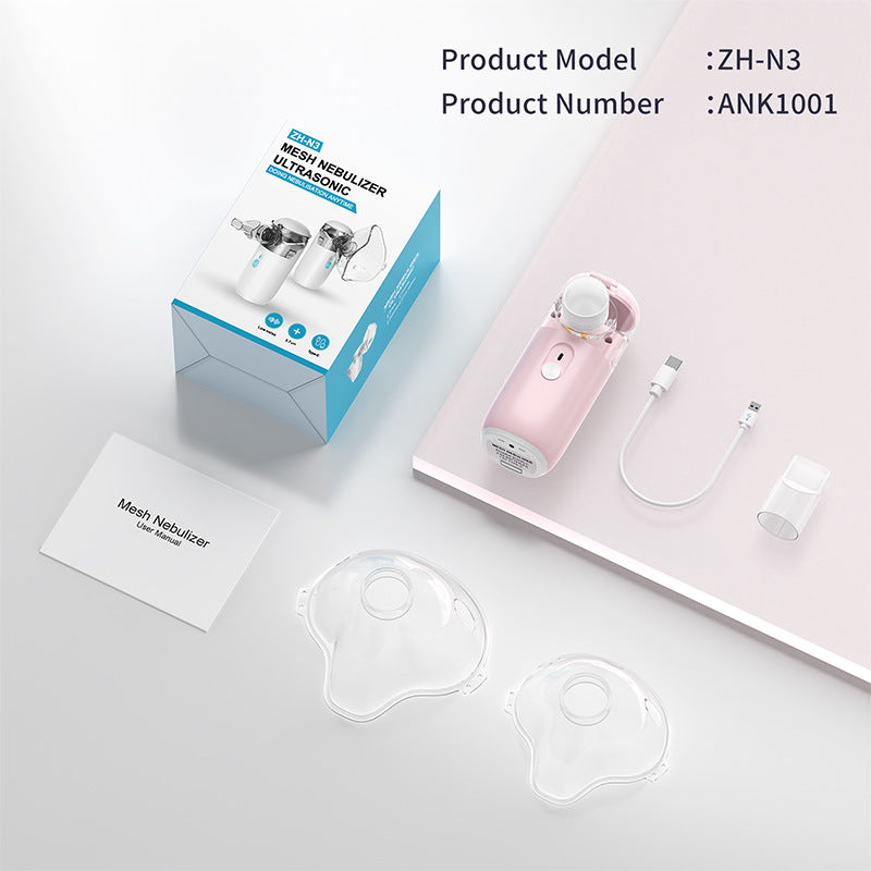 Nuvirax Portable Nebulizer — Silent. Cordless. Always Ready.