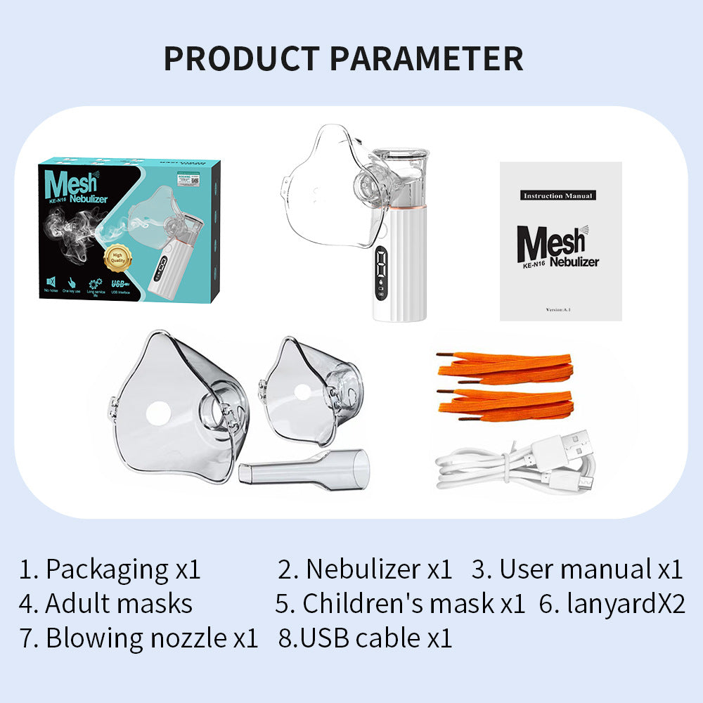 Nuvirax Portable Nebulizer — Silent. Cordless. Always Ready.