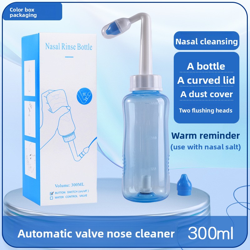 Nuvirax Nasal Wash Bottle — Portable, 300ml