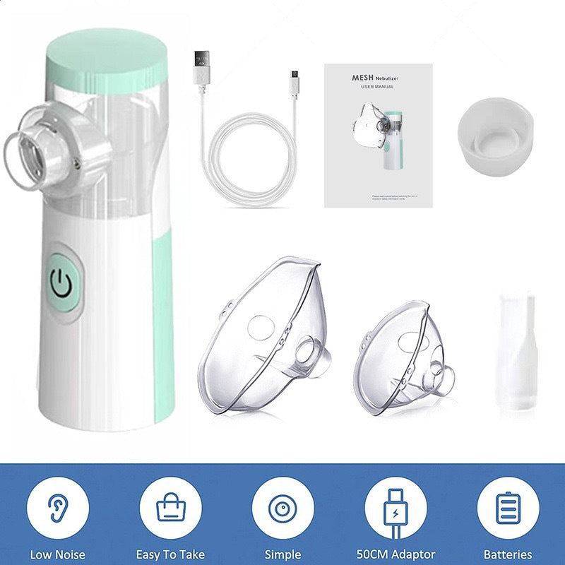 Nuvirax Portable Nebulizer — Silent. Cordless. Always Ready.