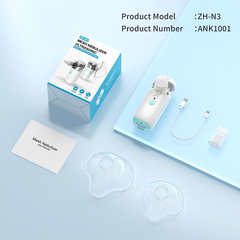 Nuvirax Portable Nebulizer — Silent. Cordless. Always Ready.